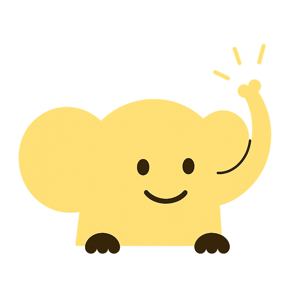 анімаційне слонення з озорливо виглядає